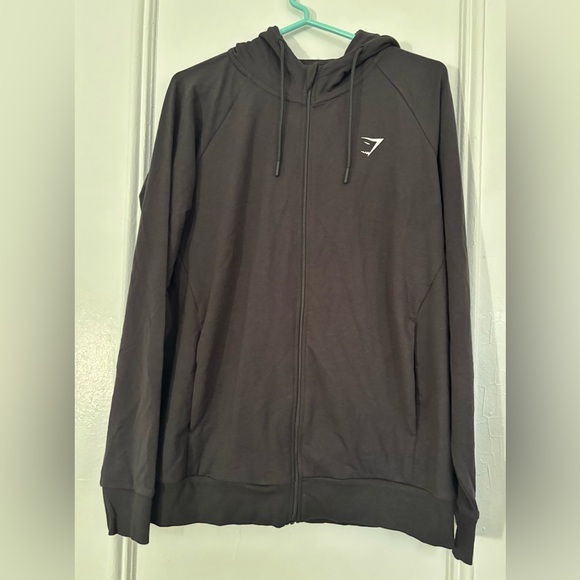 Gymshark Men’s Critical 2.0 Zip Up Hoodie - Black - Size Large - Picture 1 of 3